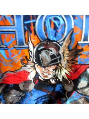 Vintage T-shirt Marvel Large Mad Engine Thor NEW DEADSTOCK Large Vintage NWT DS